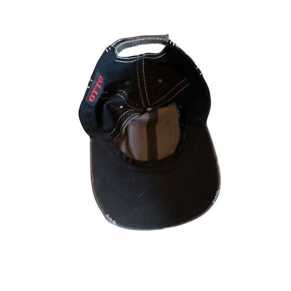 Las Vegas Raiders Adjustable Distressed Black Cap By Otto - Picture 4 of 6